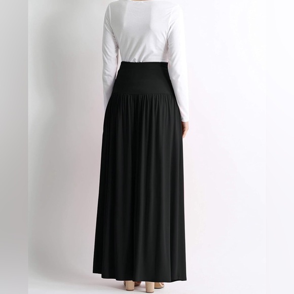 Maxi skirt ankle length with pockets - Picture 3 of 6